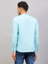 Vastramay Men's Aqua Short Cotton Kurta